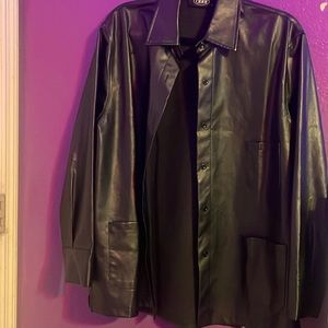 Medium leather jacket